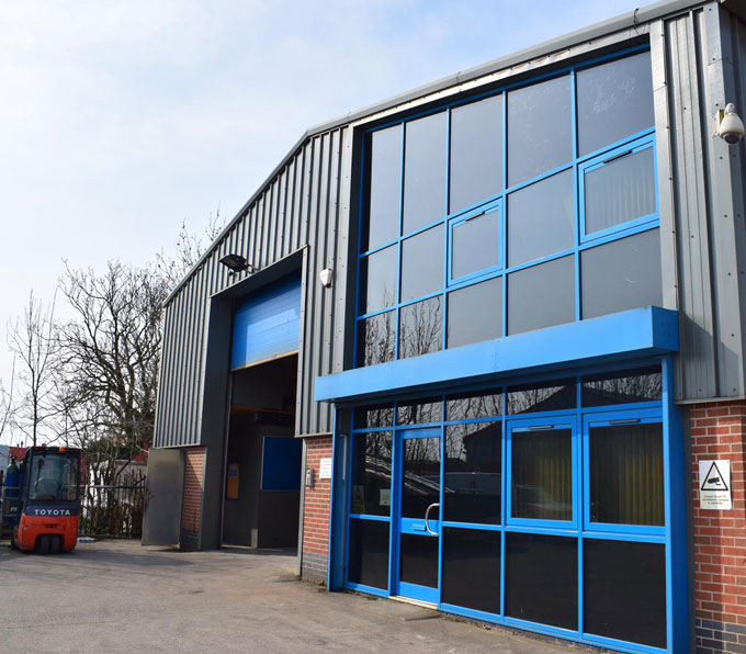 Exterior of CNTL's precision engineering facility in Bulwell, Nottingham