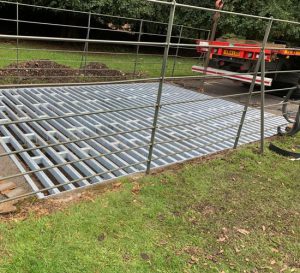 Bespoke steel fencing manufactured and installed for a local authority