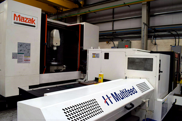 Mazak CNC machining centre on the CNTL shop floor
